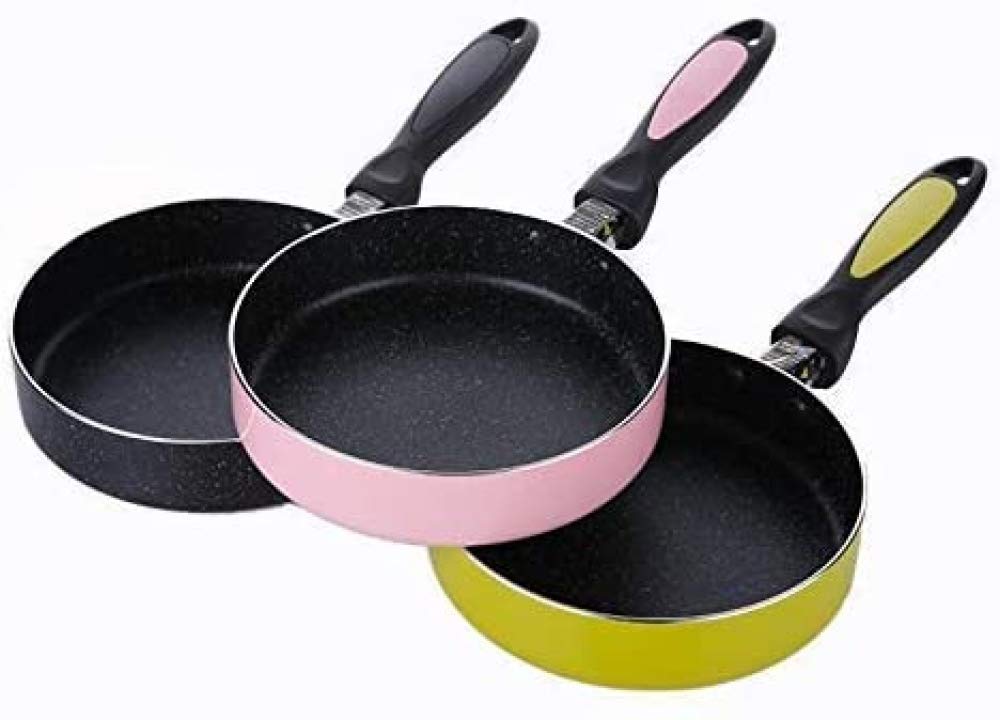 ノンスティック小型フライパン Amazon｜ノンスティックパン20Cm小型誘導フライパン、石強化