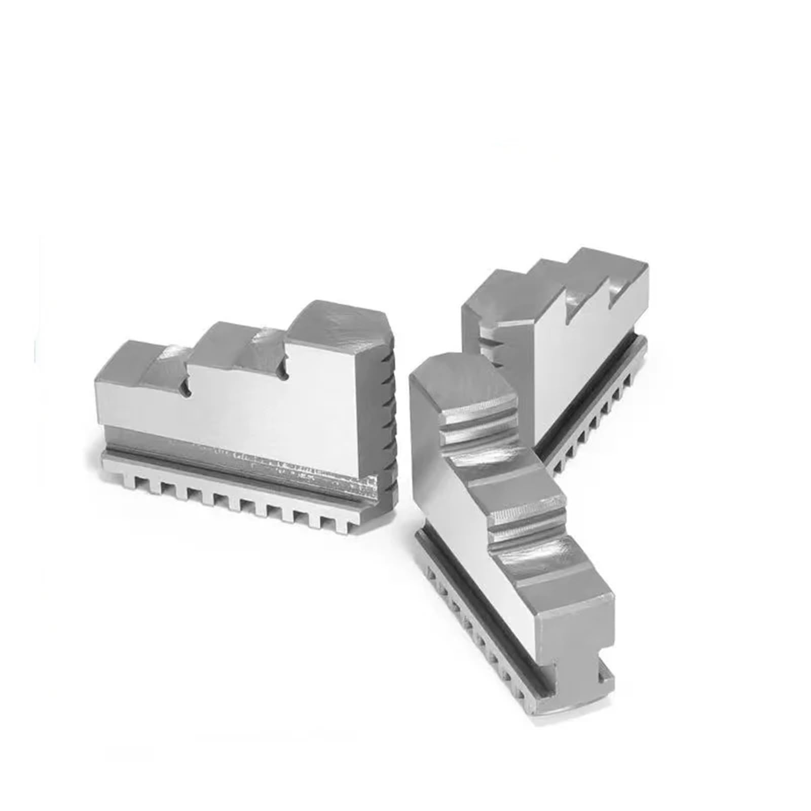 Uchwyt tokarski 160 mm miękkie szczęki K11-160 szczęki wewnętrzne i zewnętrzne szczęki 3-szczękowy uchwyt tokarski część zamienna (K11-160 miękka szczęka)
