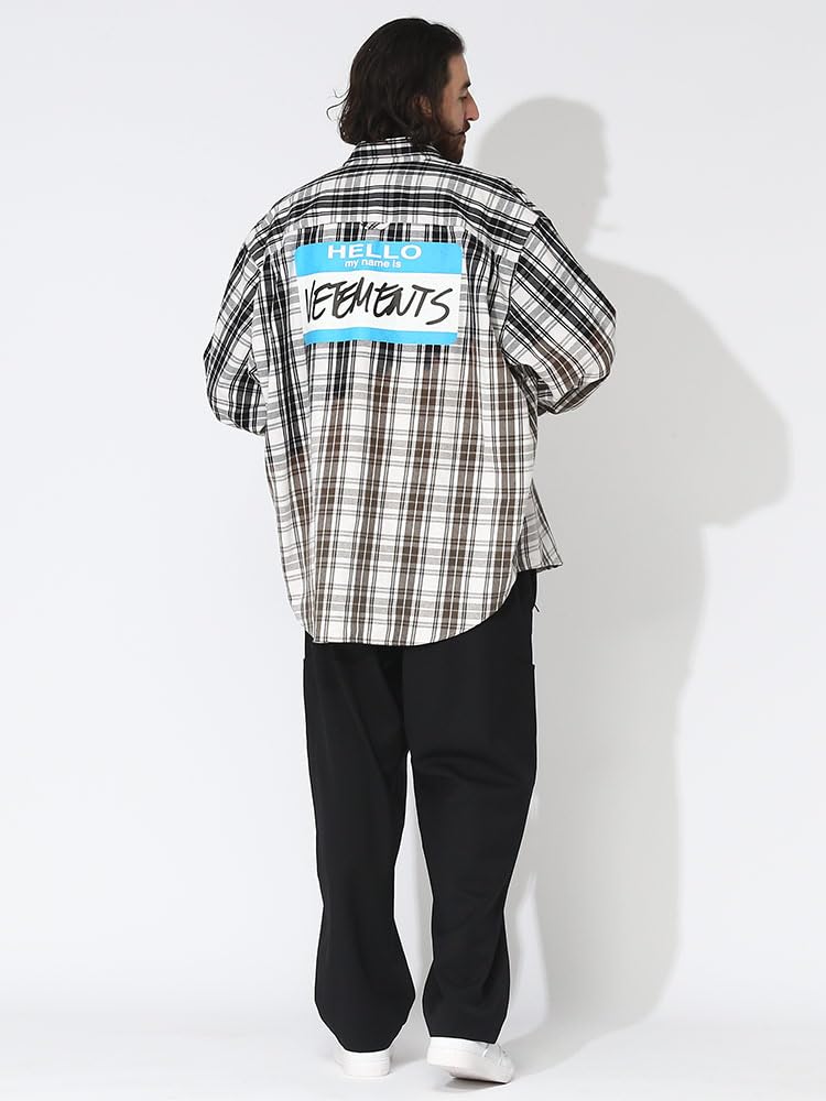 Amazon.co.jp: [VETEMENTS] (ヴェトモン) チェック