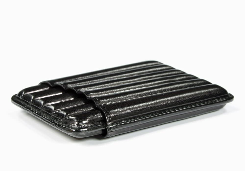 Generisch Martin Wess 904 Cigarette Case Black Length 80 mm Diameter 8 mm Outer Cowhide / Inner Goat Leather