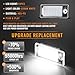Gempro License Plate Lights LED Tag Lamps Assembly for Audi A3 S3 A4 S4 A6 S6 A8 S8 Q7 RS4 License Number Plate Lamps, 6000K Pure White 2PCS