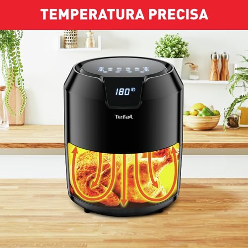 Tefal EY4018 Air Fryer - Svart Fritös för Hälsosam Matlagning