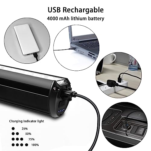 Super Bright LED Bike Light, USB Rechargeable Bicycle