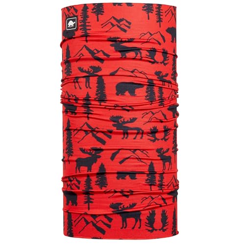 Turtle Fur Kids Comfort Shell UV Totally Tubular, Neck Gaiter Face Mask Age 3-6, 10+ Ways to Wear, Wilderness