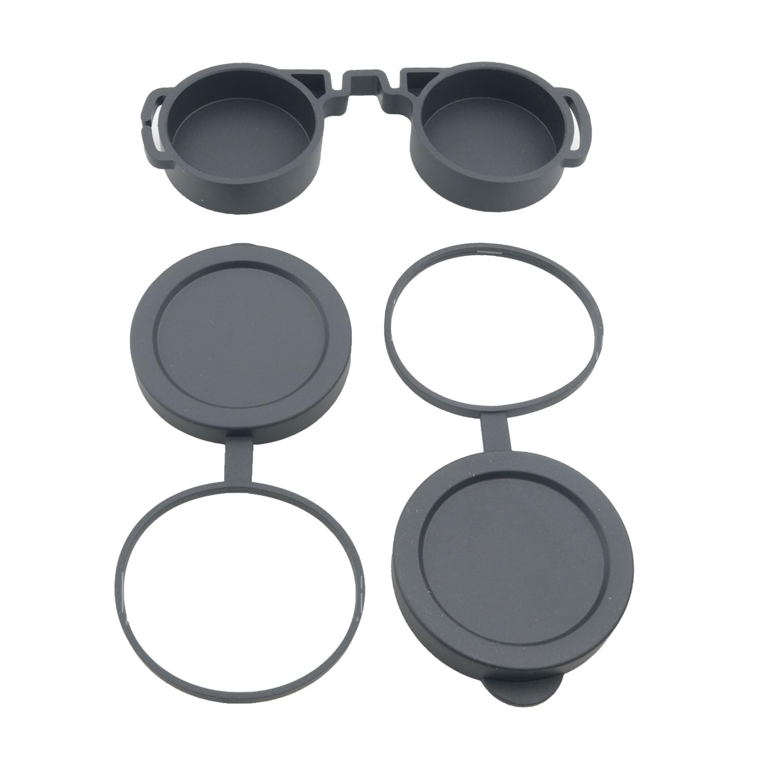 Capuchon de protection pour jumelles optiques 50 mm en caoutchouc noir étanche pour jumelles compactes
