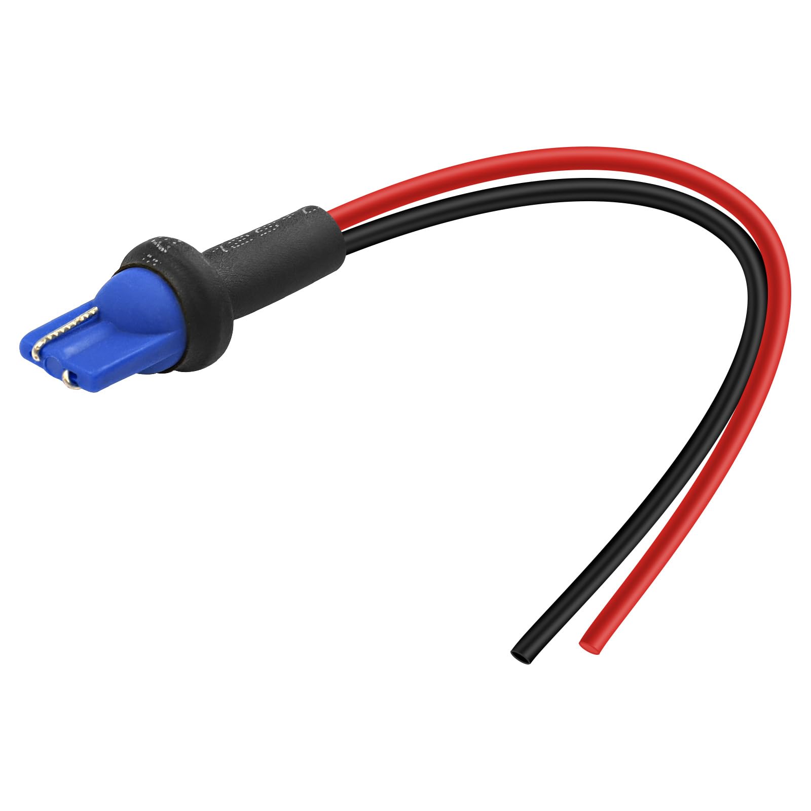 Lot De 6 Connecteurs Mâles T10 Avec Fils 12cm - Pour Ampoules 194/168/W5W - Phares, Clignotants, Feux De Jour