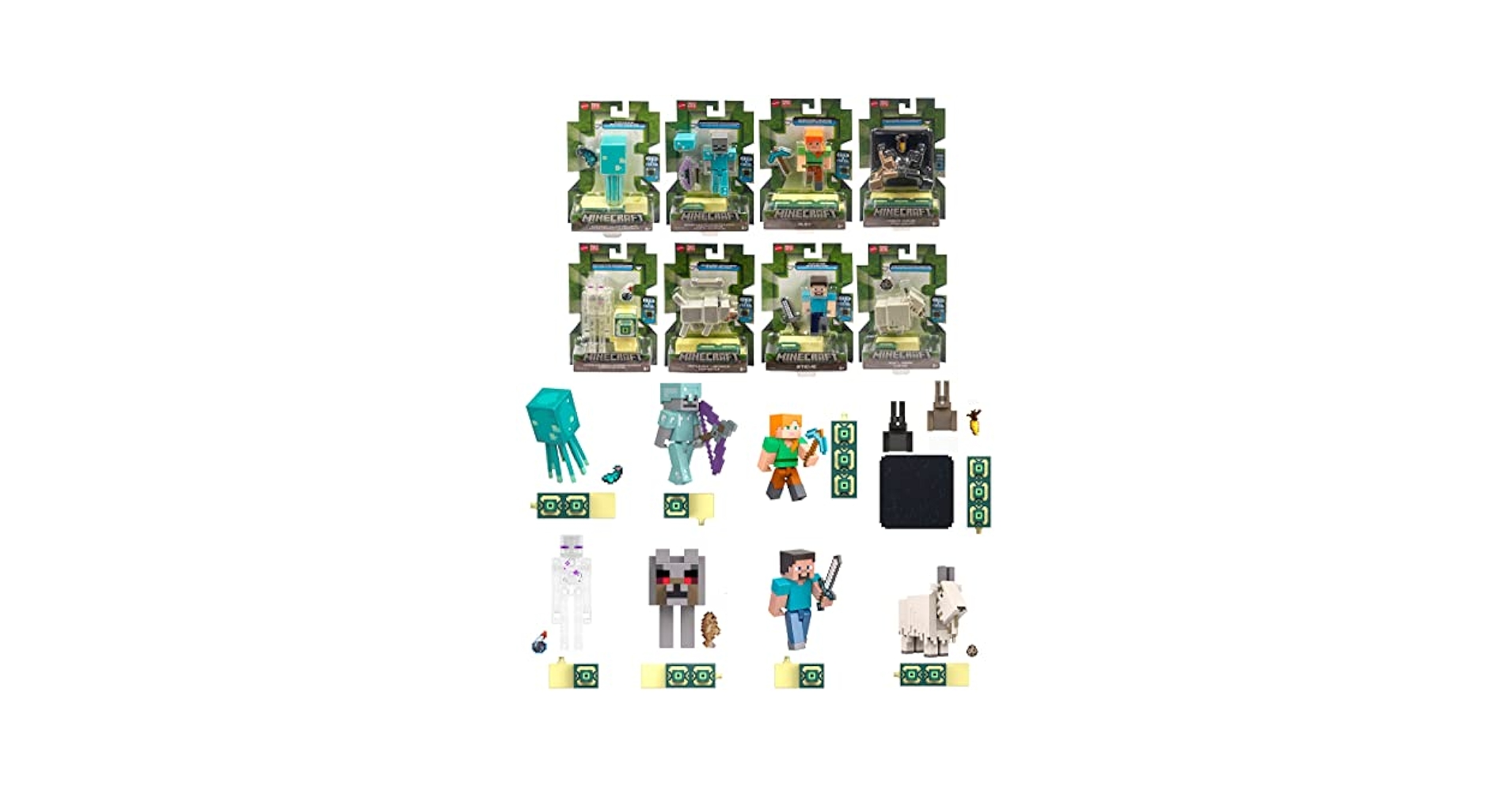 マインクラフト シリーズ8冊セット 開封】マインクラフト「？ボックス」クラフタブルズ シリーズ1