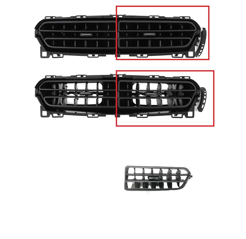 GuusCar wewnętrzna osłona grzałki wentylacyjnej do Peugeot 301 do Citroen C-Elysee środkowy prawy 96764769ZD