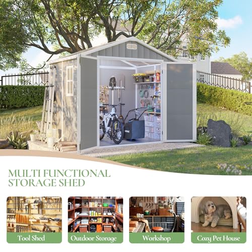 Luxoak YSS003 8 X 6 Ft Resin Storage Shed thumb #5