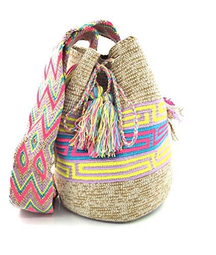COLOMBIAN STYLE Bolsos Colombianos Artesanales de estampados unicos  mochila Wayuu tanto
