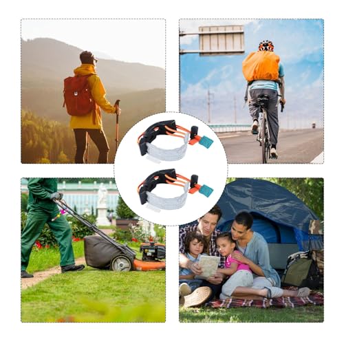 Faixas para calças de bicicleta | Alças refletivas nas pernas | Punhos de perna de ciclismo, faixas