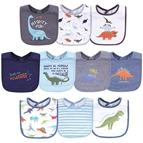 Image of Hudson Baby Unisex BabyCotton Bibs