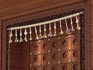 toran bandwarl for Diwali Decoration Diya for Main Pooja Entrance Door toranam Navratri Onam Pongal.