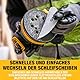 DEWALT 18 Volt Akku-Exzenterschleifer (Schleifpapier-ø: 125 mm, elektronische Drehzahlregulierung, Staubschutz für Getriebe und Schalter, mit Klettfix-System, ohne Akku und Ladegerät), DCW210N