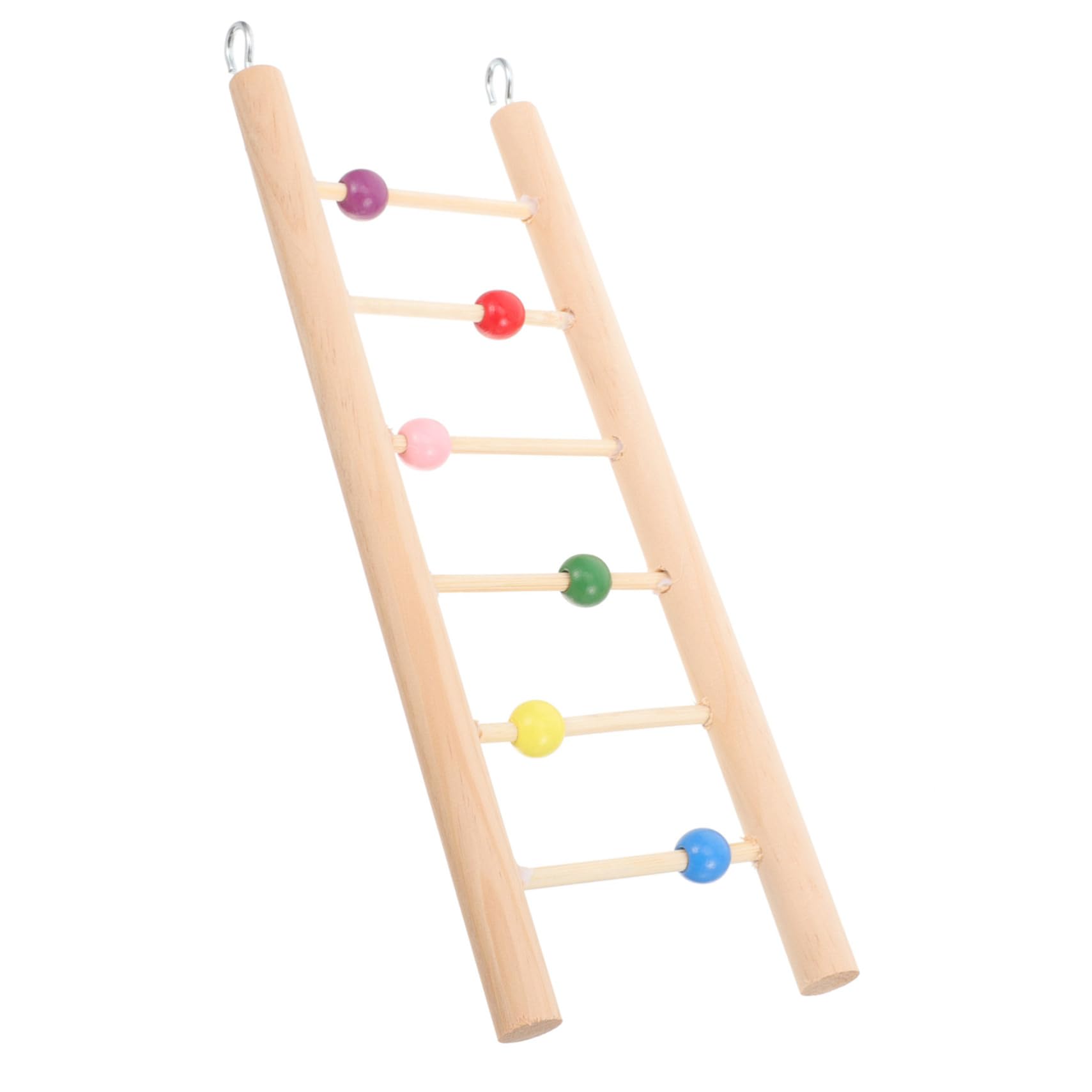 Toddmomy Parrot Step Ladder Toy Bird Climbing Toy for Budgie Parakeet Cockatiel Wooden Ladder Fun Bird Plaything