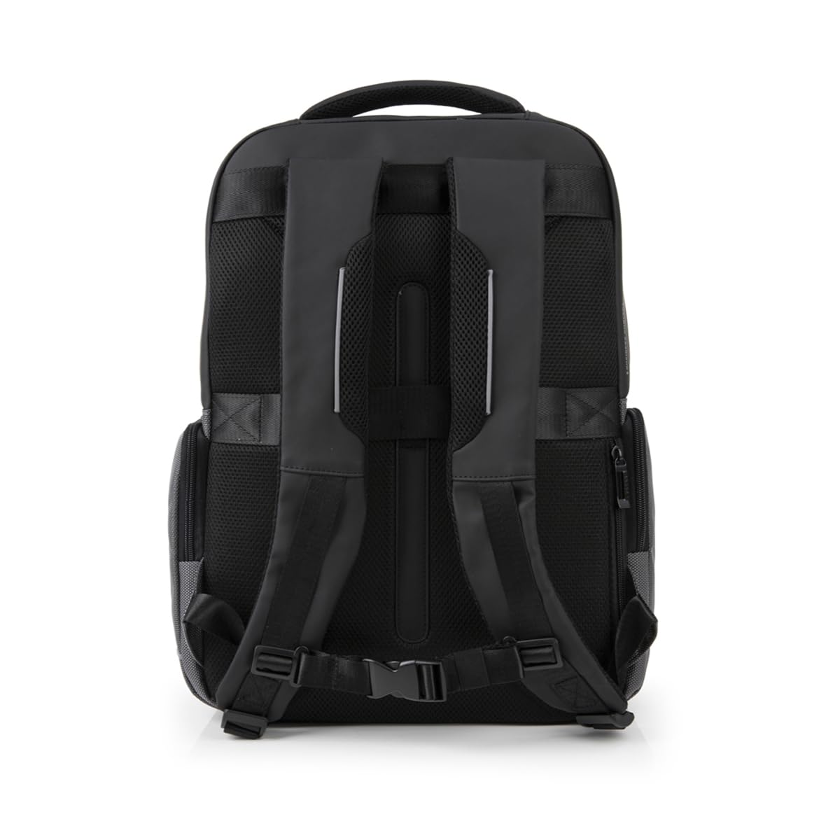 Gabol - Mochila Impermeable para Portátil 14" Record con Capacidad 16,7L - Peso Ligero de 0,98kg y Medidas 32x39x17 cm - Material Resistente al Agua - Diseño Español - Gris y Negro