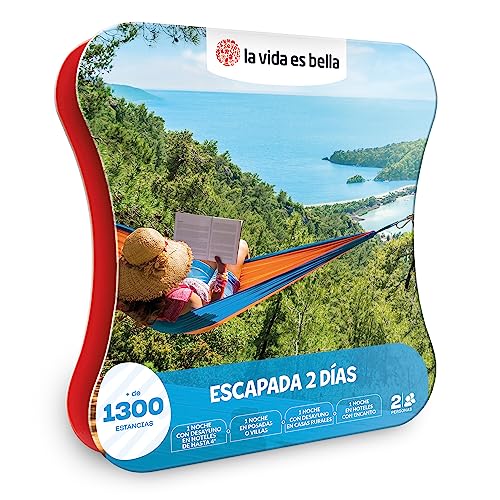Imagen de LA VIDA ES BELLA Caja Regalo para Hombre o Mujer Escapada 2 días Ideas Regalos Originales 1 Noche o 1 Noche con Desayuno para 2 Personas