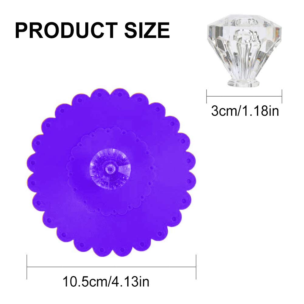 6 pezzi Coperchi in silicone elastici, coperchi riutilizzabili e