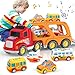 Veslier Toddler Toys Car for Boys Girls Age 1-3 3-5, 5 in 1 Carrier Transport City Vehicles Toys,Kids Toy Cars for Toddlers 1-3, Christmas Birthday Gift for Toddlers 3+.