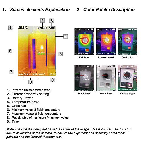 KAUTO Infrarot-Wärmebildkamera, Industrie-Infrarot-Wärmebildkamera IR-Wärmebildkamera im Taschenformat Echtzeit… – Bild 5