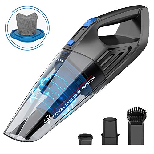 Handheld Vacuum,GOOVI Hand Vacuum Cordless with Rechargeable Quick Charge, Lightweight Hand Vac Portable