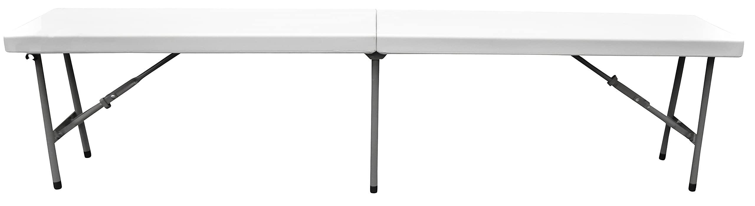 Home>it Panca pieghevole, bianco/grigio