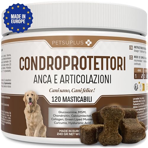 PETSUPLUS Integratori Cani 120 Masticabili