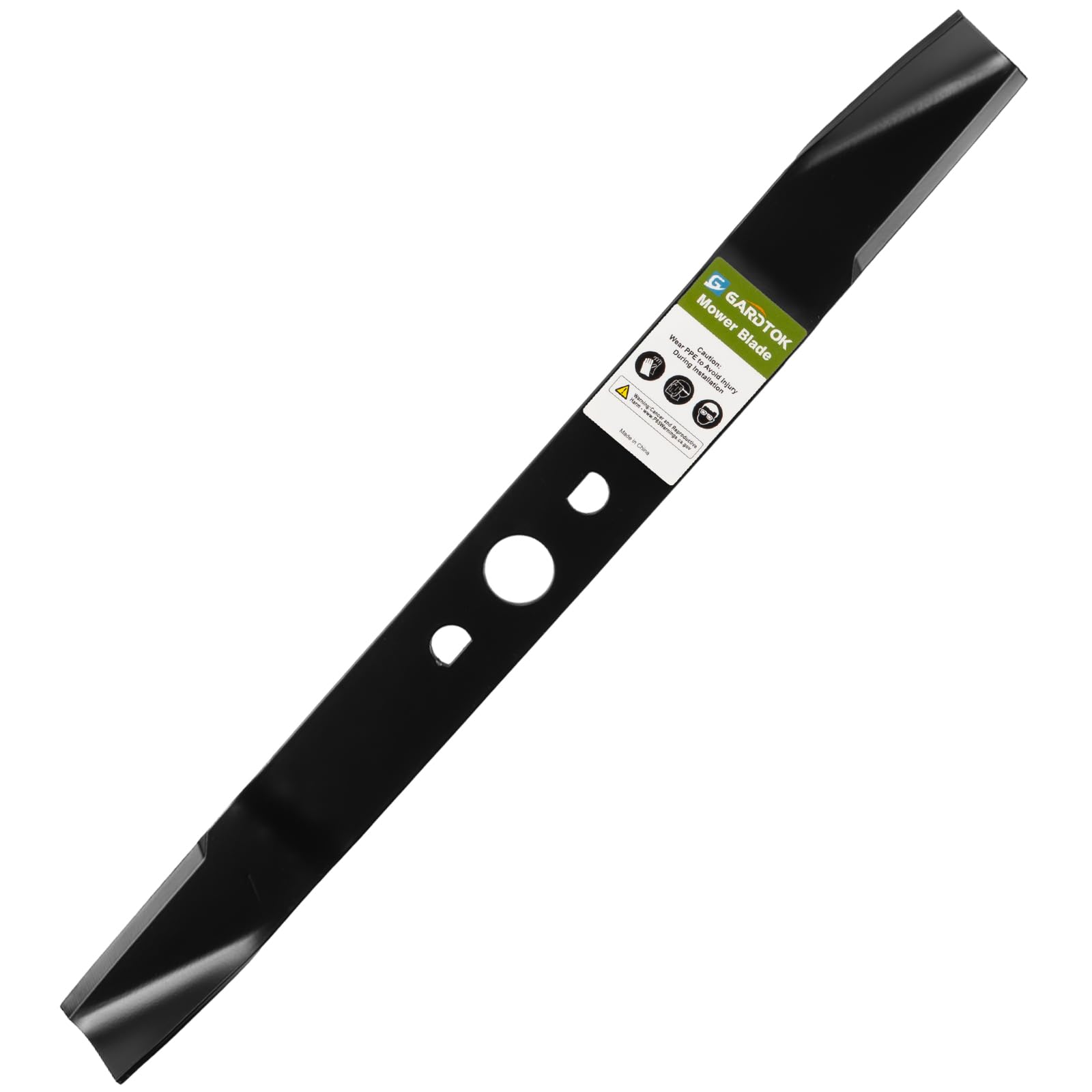 GardTok Lawn Mower Replacement Metal Blade for Draper 12285 400mm Petrol Lawn Mower- 60mm Hole Center Distance,Durable Gardening Spare Parts - Sharp & Easy to Install