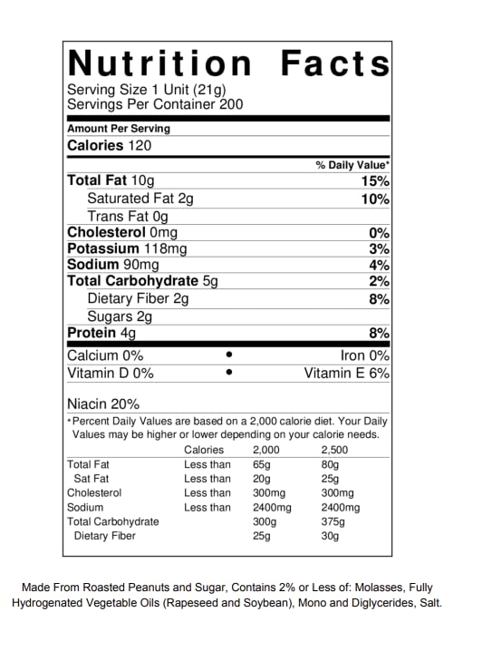 Pack Variedad de Tazas de Mantequilla de Maní Vallary, 10 Unidades miniatura 2
