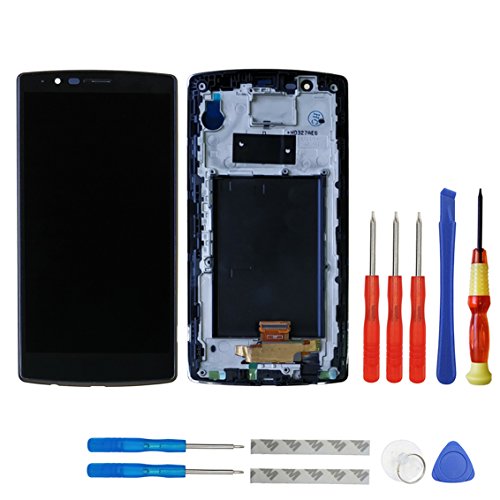 Swark - Pantalla LCD para LG G4 H810 H811 H815 VS986 (incluye marco y herramientas), color negro