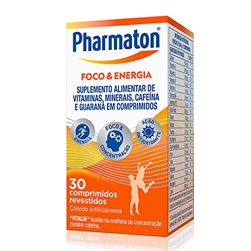 Polivitamínico Pharmaton Foco e Energia 30 comprimidos