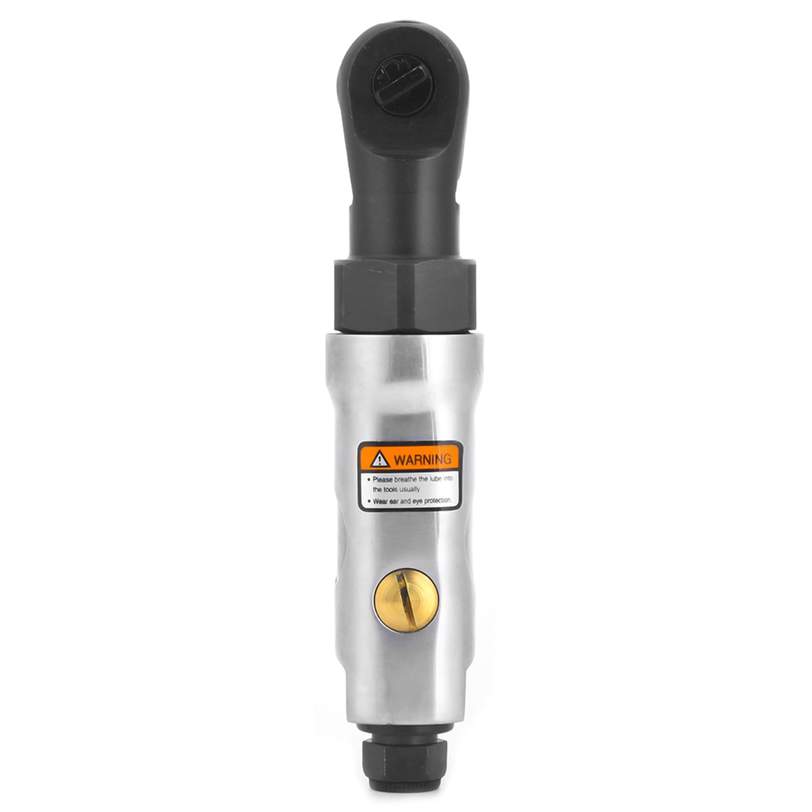 YWBL-WH Chiave a cricchetto pneumatica, mini cricchetto pneumatico compatto con testa quadrata da 1/4" e rotazione avanti/indietro per spazi ristretti, riparazione auto