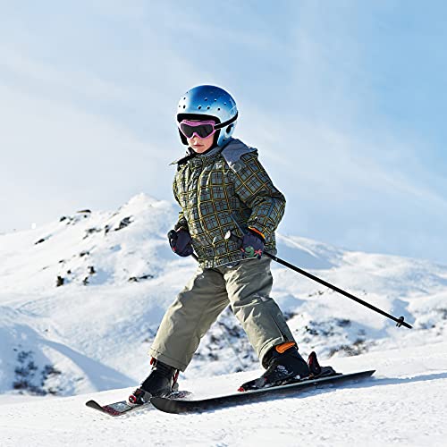 QKURT Guanti da sci per Bambini, Guanti da neve Invernali Antivento per Bambini Guanti Caldi da Bambina per Bambini da 2 a 5 Anni Slittino Snowboard Pattinaggio Ciclismo Corsa e Attività all'aperto - Image 7