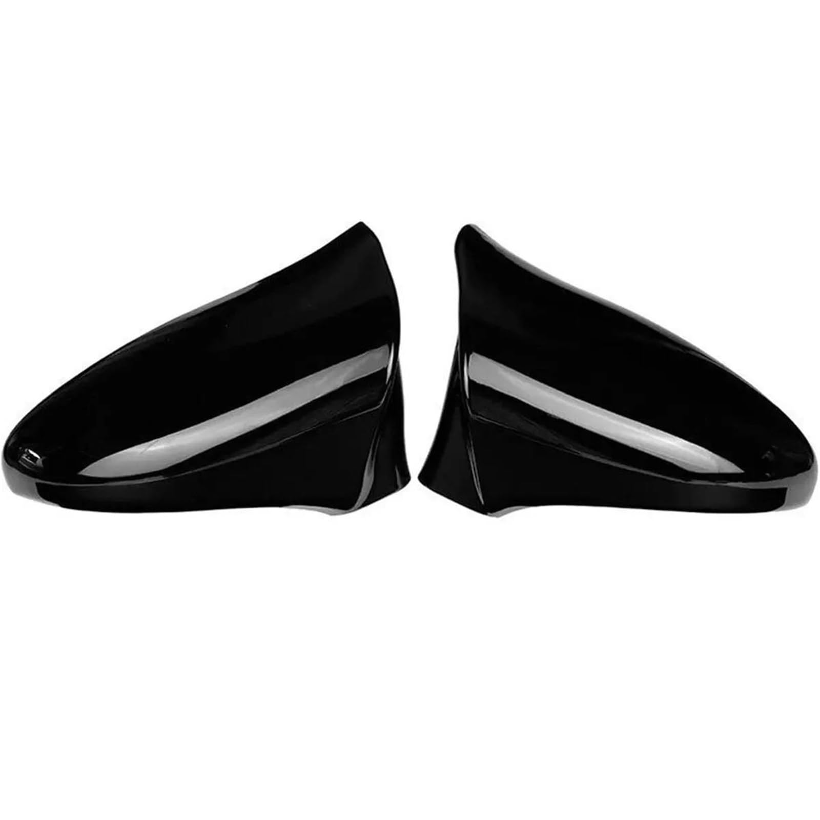 for is ES GS LS CT RC F-Sport 2014-2020 LHD Car Sticker Rearview Side Mirror Cover Wing Cap(Gloss Black)