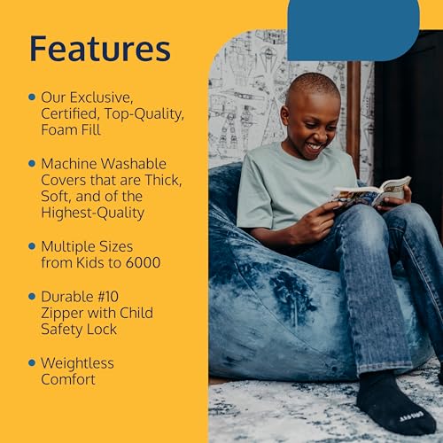 Ultimate Sack 3Ft Bean Bag Chair, Oversize Bean Bag Chair For Adults thumb #2