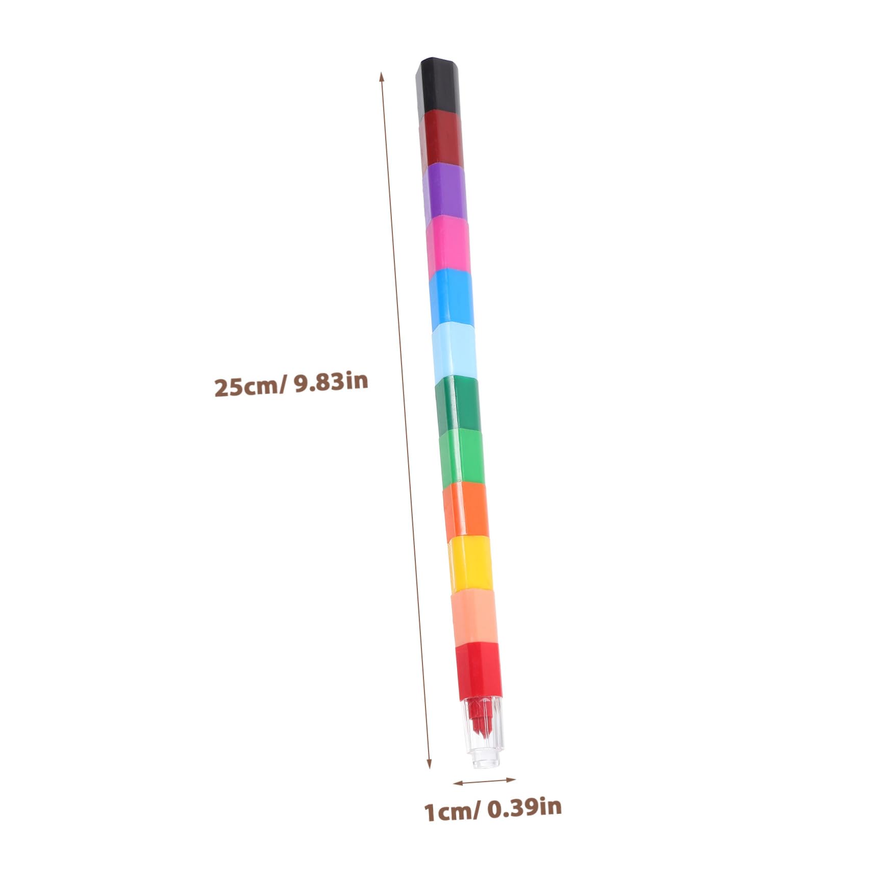 Hohopeti 24pcs 12 Color Boys and Girls Crayons Large Bulk Crayons for Art Projects