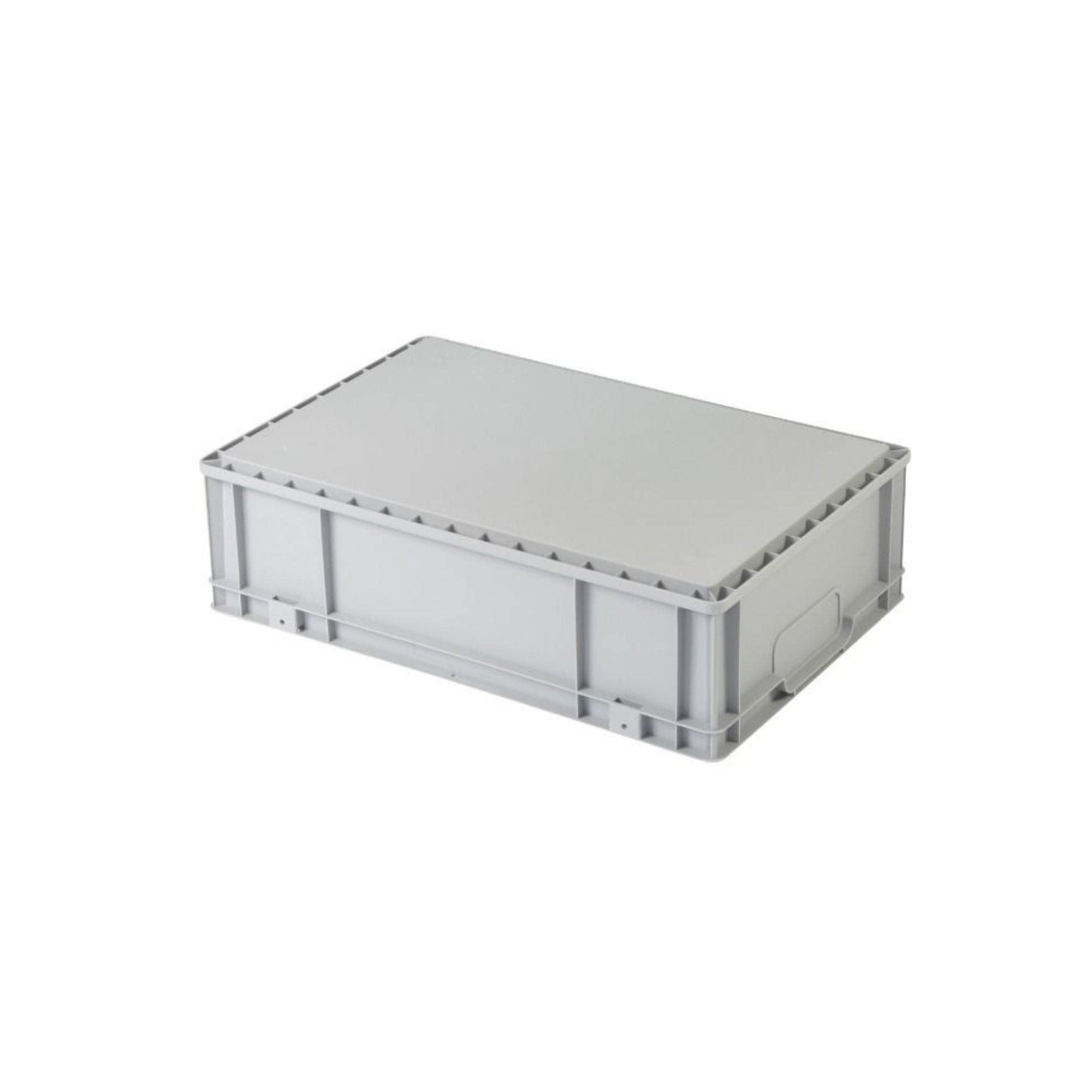 PROREGAL SparSet 5x Eurobox NextGen Insight Cover | HxBxT 22x30x40 | 20 Liter | Hoch/Blau | Eurobehälter, Transportbox, Transportbehälter, Stapelbehälter