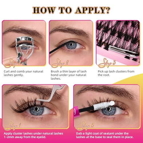 70% Off 320PCS Lash Clusters Kit - DIY Natural Lashes - Image 7