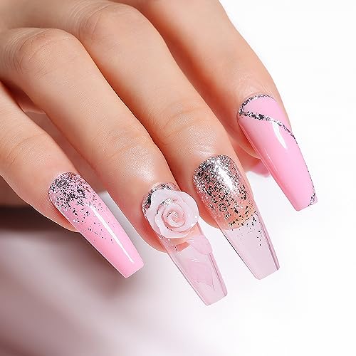 AIMEILI Różowy lakier do paznokci Soak Off UV LED Nude Różowy Żel Lakier 10 ml - Cake Pop (019)