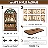 Books Read This Year Tracker Sign Wooden Reading Counter Shelf Decor, Thoughtful for Book Lovers, Readers, Book Club Members & Bookworms, Includes 3 Cute Bookmarks (Books Read This Year 2)