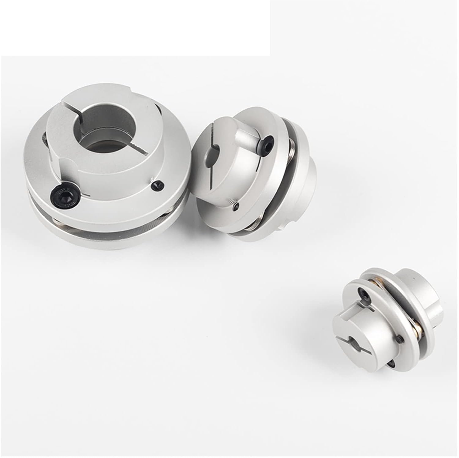 2mm/3mm/4mm/5mm/6mm Stepped Single Disc Flange Coupling Coupler Flexible Servo electronic starter Connector Sleeve D26L26 (Size : 4mm-5mm)