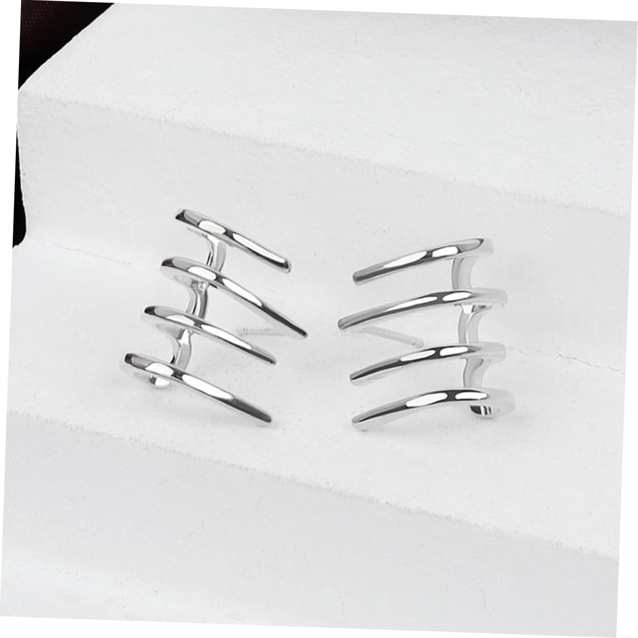 LIFKOME 5 Set Di Eleganti Orecchini A Per Donna Gioielli Alla Moda Look Alla Moda Per Balli Di Fine Anno Feste Di Natale 4 Paia * 5