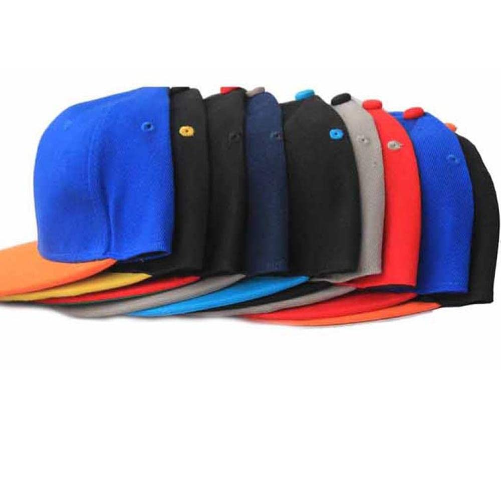 Czapka Z Daszkiem Czapka Z Daszkiem Sun Hat Czapka Turystyczna Płaski Brim Baseball Cap Hip Hop Hip Hop Regulowany Light Board Kolor Dopasowanie Płaski Brim Hat Bboy Hipster Street Dance Cap-Kolorowy