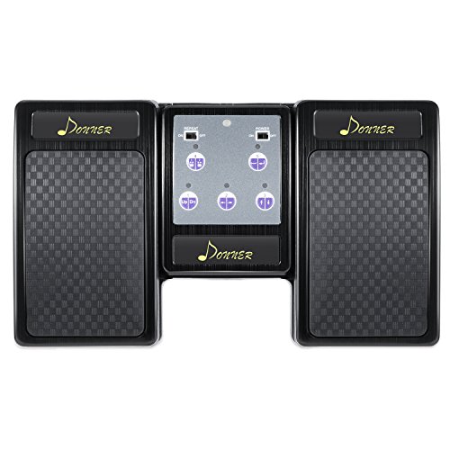 Donner Bluetooth Cambiador de P�gina Pedal de M�sica para iPad / Tableta Android / MAC / PC Color Negro