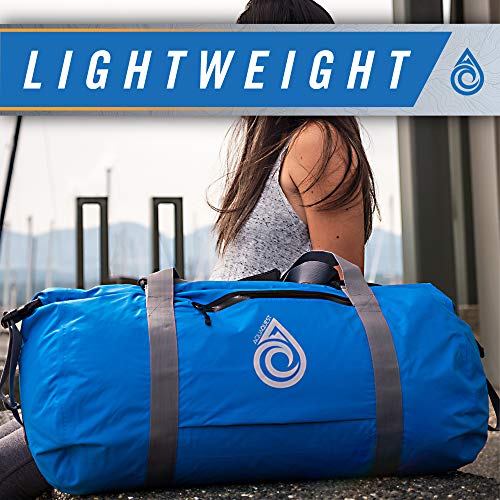 AquaQuest Slipstream Duffel Bag - 100% Waterproof, Lightweight, Durable, Versatile, Compact - Protective Dry Bag for Sport, Travel, Boating - 50L, Black3