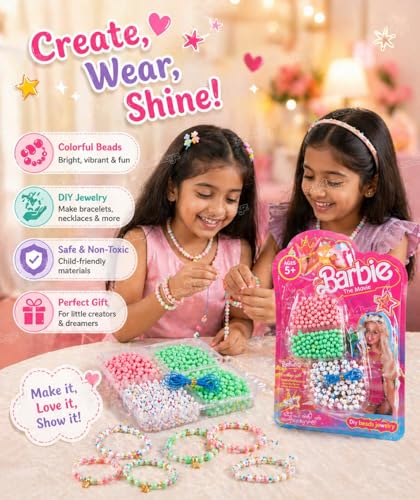 Image of Zest 4 Toyz Bracelet Making Set Beads Kit for Kids | Unicorn Jewelry Making Materials Kit | Bracelets Necklace Hairband and Rings Craft Kits Toys for Girls 7-14 Years (Multicolor)
