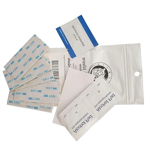 6 piezas de kit de repuesto de pegamento adhesivo de doble cara de VHB de doble cara, 1.5 x 3 pulgadas