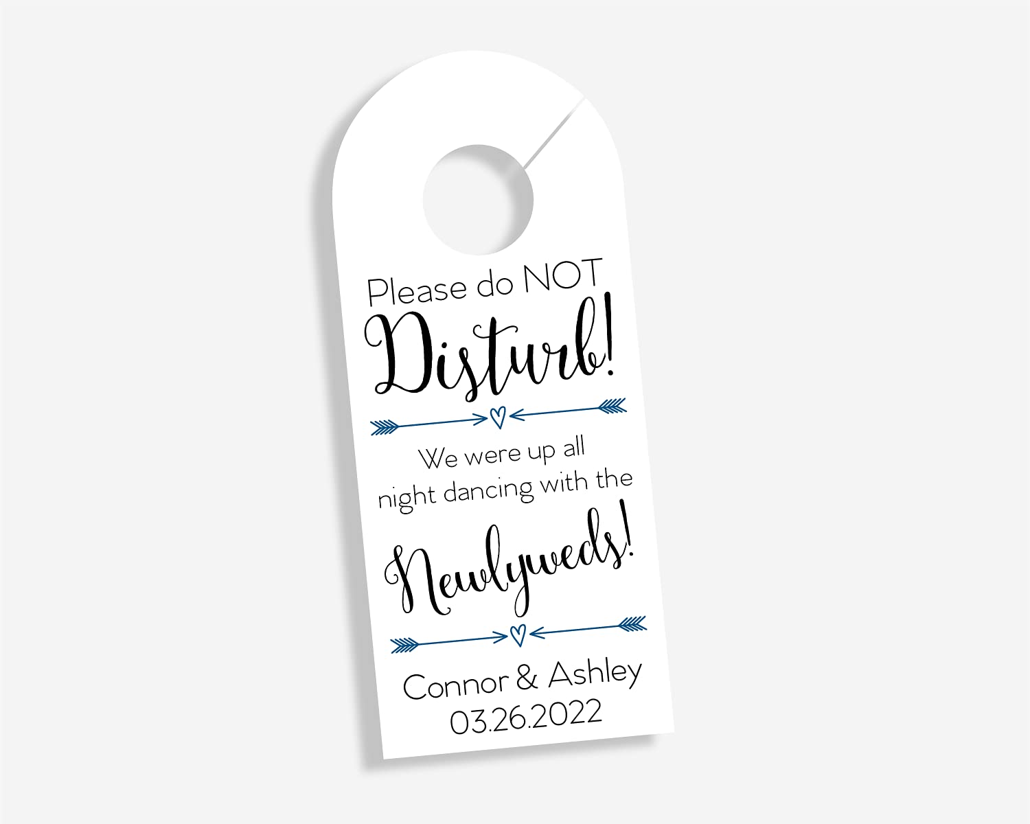 Wedding Door Hanger, Custom Hotel Door Hangers, Destination