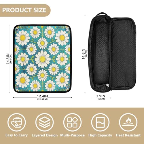 Organizador de herramientas para cabello 2 en 1 con tapete resistente al calor miniatura 4