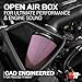 K&N Cold Air Intake System: High-Flow Air Filter, Increase Performance & Towing: Compatible with 2019-2024 RAM 1500, 63-1578